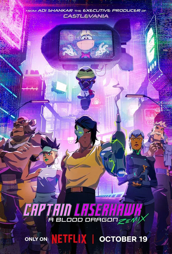 Poster phim Đội Trưởng Laserhawk: Blood Dragon Remix trên Xem Phim Fun